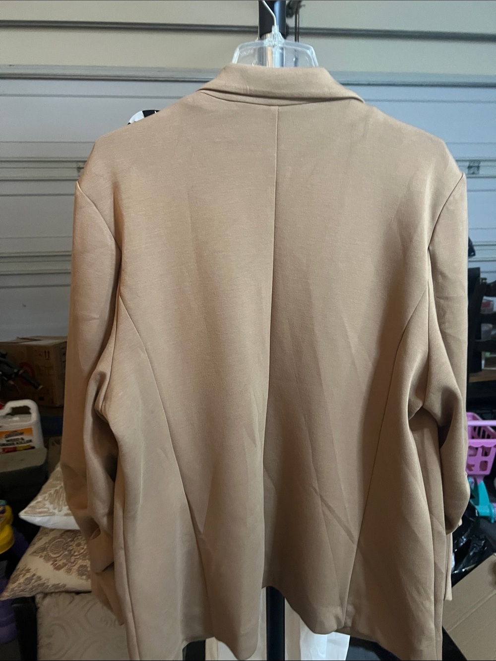 Scoop NYC Tan Open-Front Blazer - Picture 6 of 6